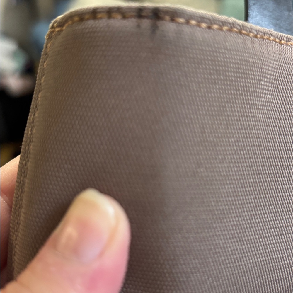 Cole Haan Estée Lauder small shopper Mink/chocolate purse - Picture 8 of 8